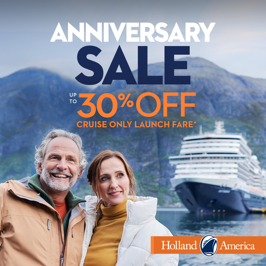 Holland America Anniversary Sale